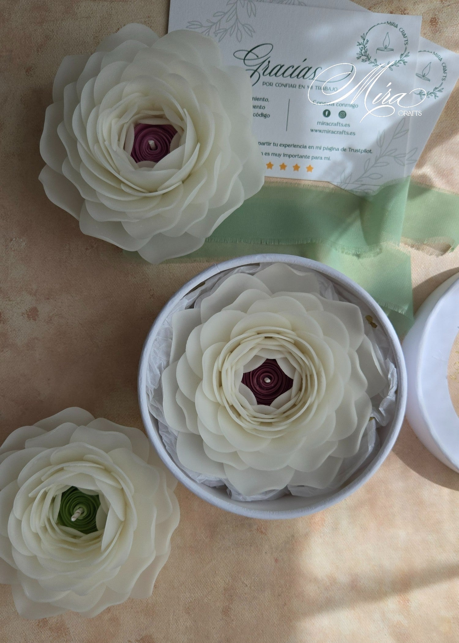 Flores de Cera Artesanales