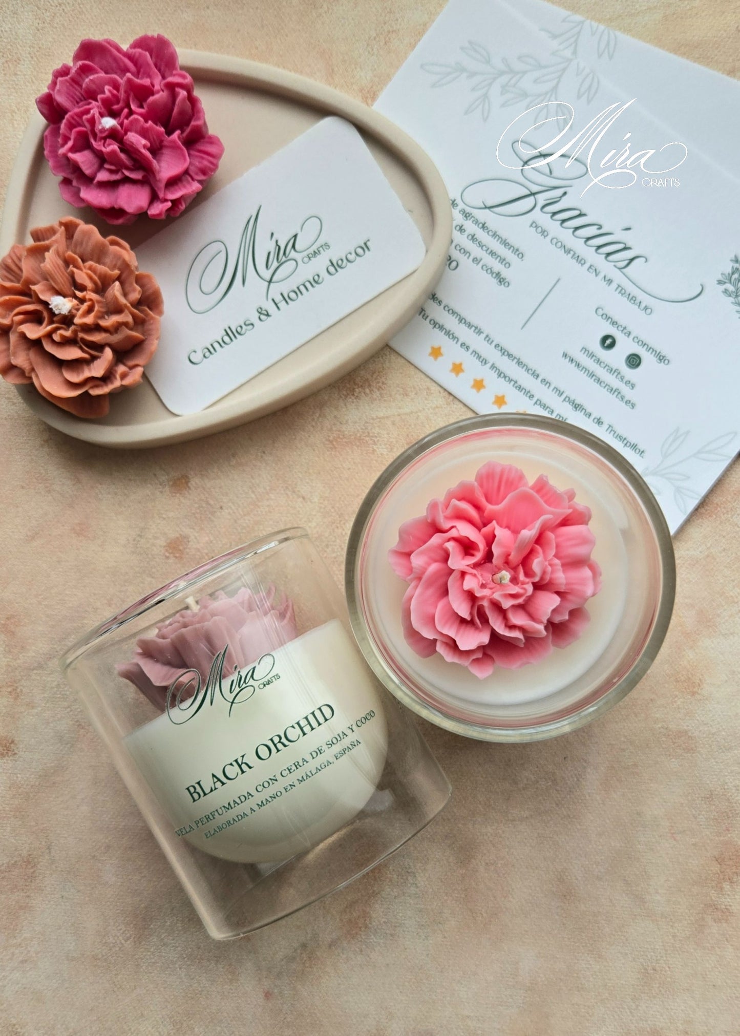Vela Cristal | Clavel