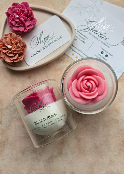 Vela Cristal | Rosa