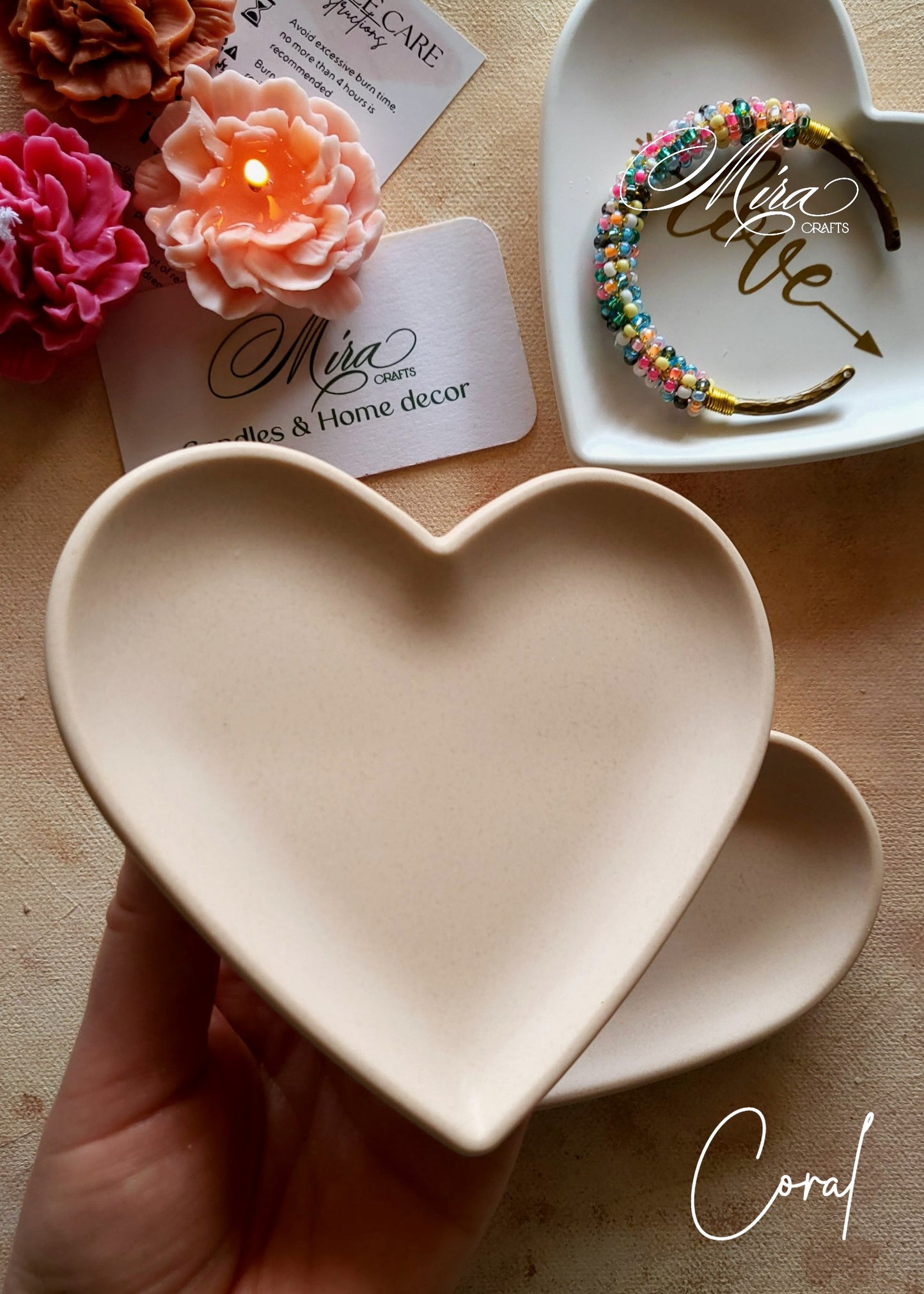 Corazón| bandeja decorativa
