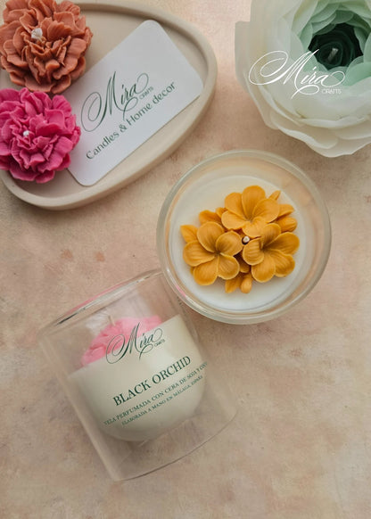 Vela Cristal | Flores